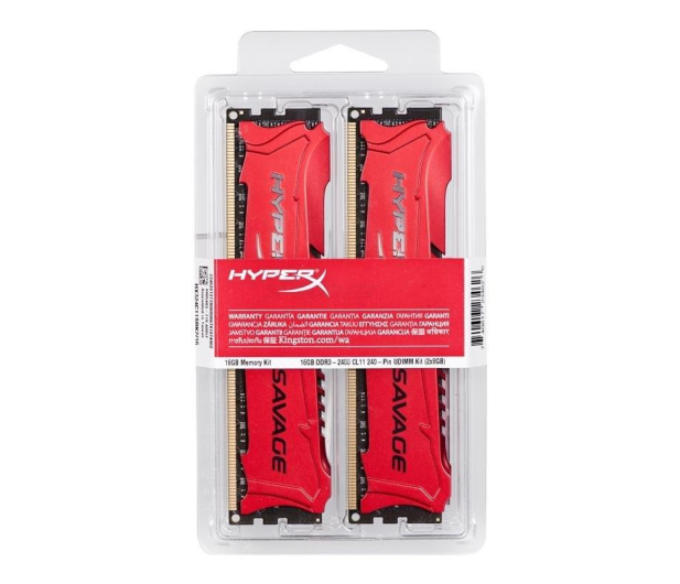HyperX 16GB 2400MHz Savage CL11 (2x8192) - 207574 - zdjęcie 4